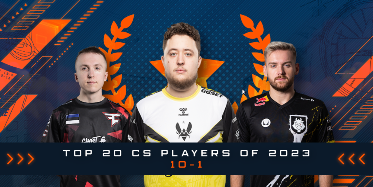 20 лучших игроков в Counter-Strike 2023 года | Места с 20-е по 11-е
